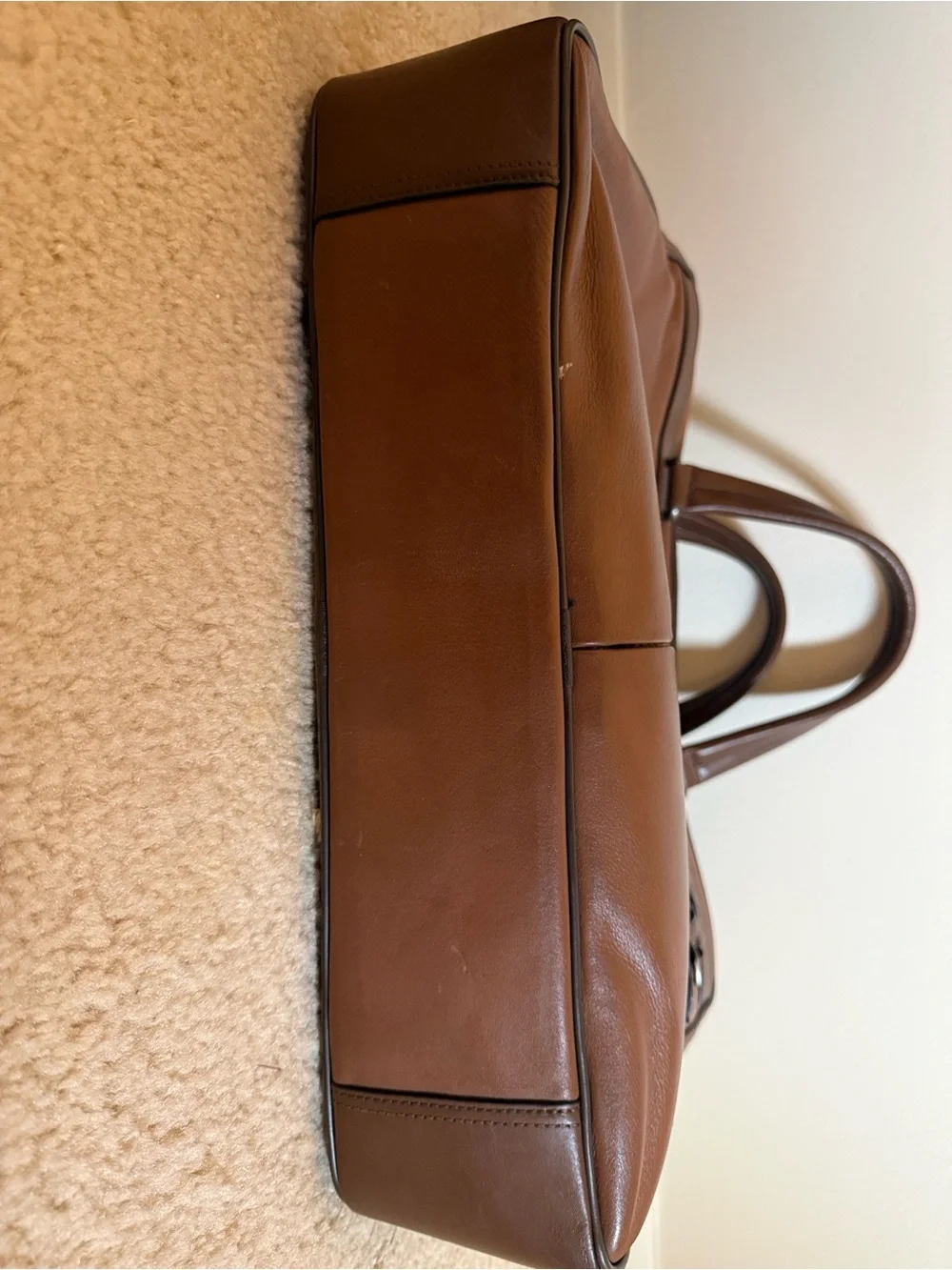 Tumi Easton Slim Leather Laptop Bag